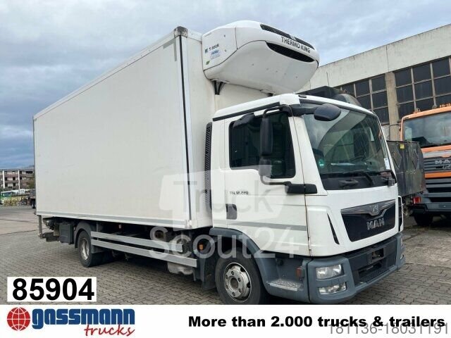 Kühlkoffer-LKW MAN TGL 12.220 4X2 BL mit Motorschaden, gebraucht