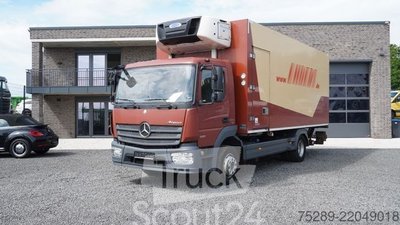 Kühlkoffer-LKW MERCEDES-BENZ Atego 1221 Kühlkoffer 3-Kammer Carrier Tiefkühle gebraucht