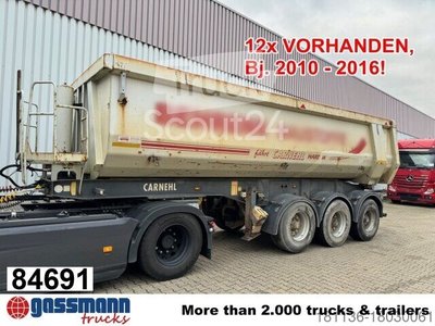 Полуприцеп наклона Carnehl CHKS/HH, стальной корыт около 26 м, 20x EQUIPMENT, используется