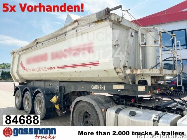 Kipper Auflieger Carnehl CHKS/HH, Stahlmulde ca. 26m , Liftachse gebraucht