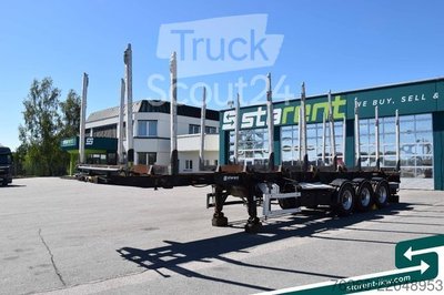 Holztransport Auflieger Hangler Holzrungen Auflieger Exte Rungen Alu gebraucht