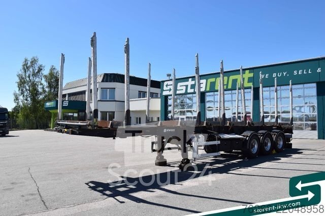 Holztransport Auflieger SCHWARZMÜLLER Hangler Holzrungen Auflieger Exte Rungen gebraucht