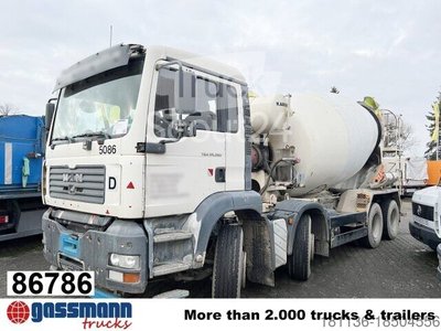 Mobile Betonmischanlage MAN TGA 35.360 8X4 BB, Betonmischer Karrena 10m  gebraucht