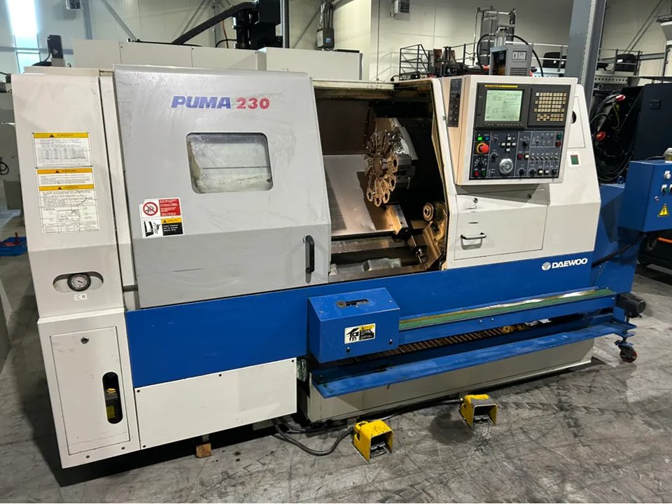 2002 Daewoo Puma 230B CNC токар