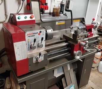 Lathe Paulimot PM3800, včetně spodního rámu a spousty příslušenství