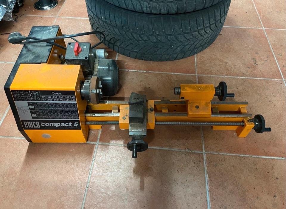 Emco Compact 5 Lathe metalworking domácí práce