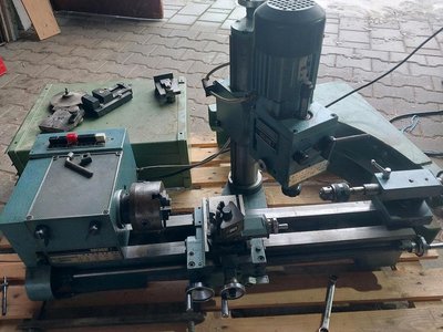 Emco Emcomat 7 z Milling Metal Lathe, Lathe. Metal