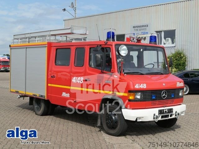 Используемый транспортер специального оборудования MERCEDES-BENZ 814 D/Feuerwehr/Metz/Water Tank/Pump