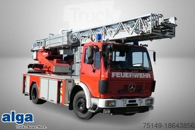 Специальный грузовик MERCEDES-BENZ 1422 F 4x2, Lathe DLK 23-12, Metz, 30m используется