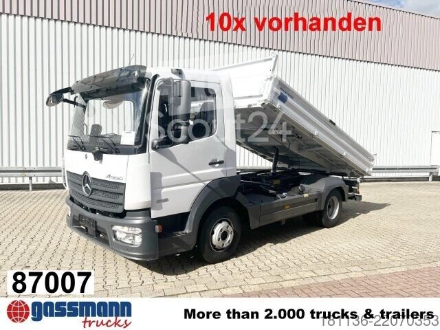 Транспортер с самосвалом Mercedes-Benz Atego 818/23 K 4x2, 2x AHK, Meiller-Kipper