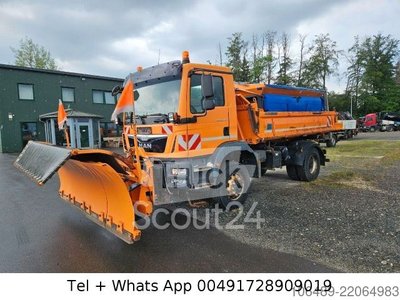 Трехсторонний самосвал MAN TGM 18.290 4X4 Мейлер Киппер Зимняя служба