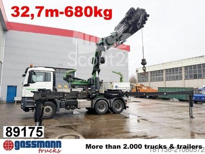 Грузовик с Prick (открытый) MAN TGS 26.480 6x4 BB, Palfinger Crane PK 92002-SH G используется
