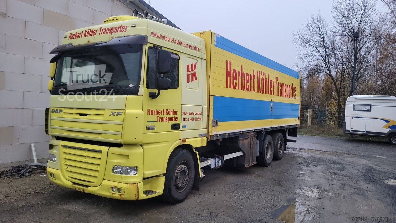 Грузовик с конструкцией из напитков DAF 105.460 6x2 Lift Retarder Keppler LBW