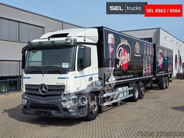 Грузовик с напитком конструкции MERCEDES-BENZ Actros 2543/Ldbw/рулевая ось/KOMPLETT используется