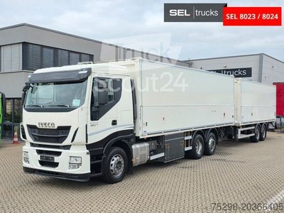 Используемые грузовики с конструкцией напитков IVECO Stralis 420 / Ldbw / Рулевая ось / Подъемная ось