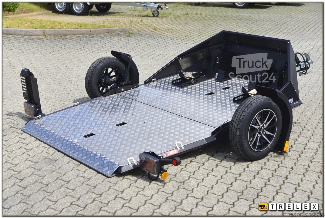 Мотоприцеп Lorries MT-2 Windschott Aluräder bis 2 Motocycles