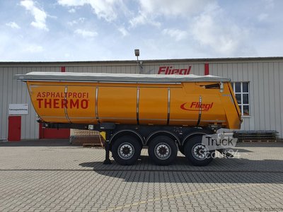 Полуприцеп FLIEGL 3-Achs Kipper DHKA 420 Thermo - 27м использован