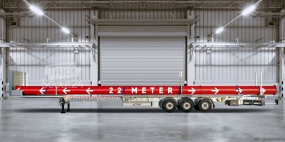 полуприцепы с открытой коляской Fliegl SDS 390 плато с телескопией для строительного стального матового транспорта