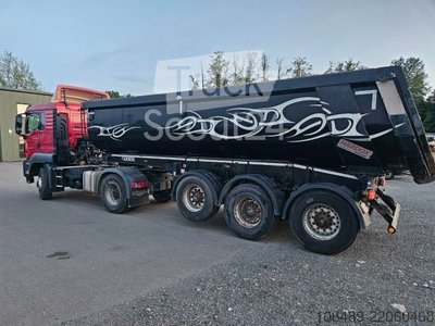 Полуприцеп CARNEHL 24 м CHKS/H Steel Используемая ось подъема наклонной доски