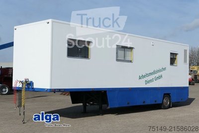 полуприцепы Draco DTEA 1200-1000, мобильная МРТ, отопление, климат