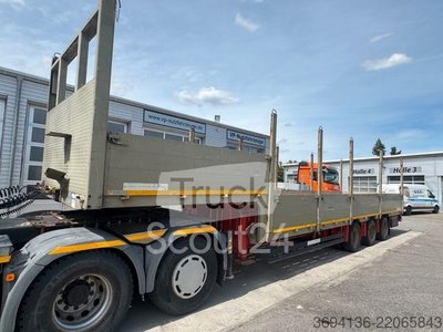 Низкопогрузочный полуприцеп SCHWARZMÜLLER TS 3 рулевая ось полуиспользуется