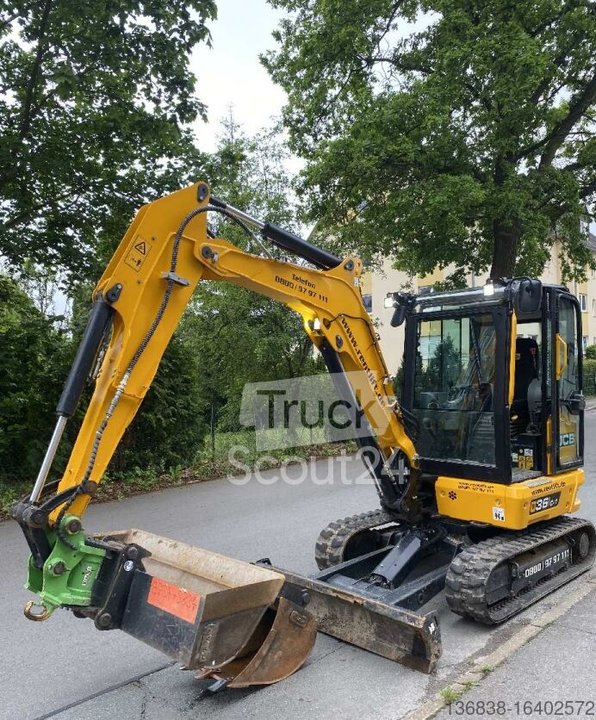 Minibagger JCB 36 C1 Diesel 3,6t +3 Löffel gebraucht