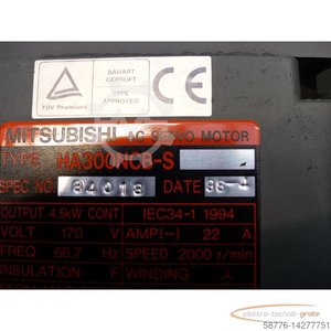 Mitsubishi HA300NCB-S SPEC NO. 84018 + Кодер OSA104 SN J4AP403481