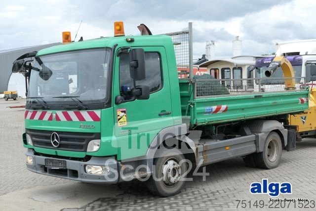 Dreiseitenkipper MERCEDES-BENZ 818 Atego 4x2, Meiller, 2x AHK, 3. Sitz, Klima gebraucht