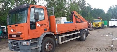 LKW mit Pritsche (offen) IVECO ML 180E 28 Kran gebraucht