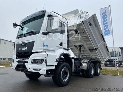 Dreiseitenkipper LKW MAN TGS/26.510/6x4 BL/Bordmatik/Retarder/90to/82 tkm gebraucht