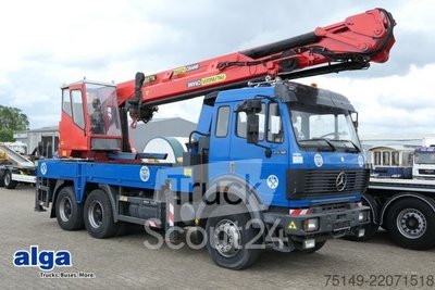 Autokran MERCEDES-BENZ 2538 K 6x4, 2638, Palfinger, 27m, Seilwinde gebraucht
