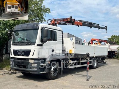 LKW mit Pritsche (offen) MAN TG-M 18.340 4x2  Pritsche Kran Atlas 135.2+Funk gebraucht