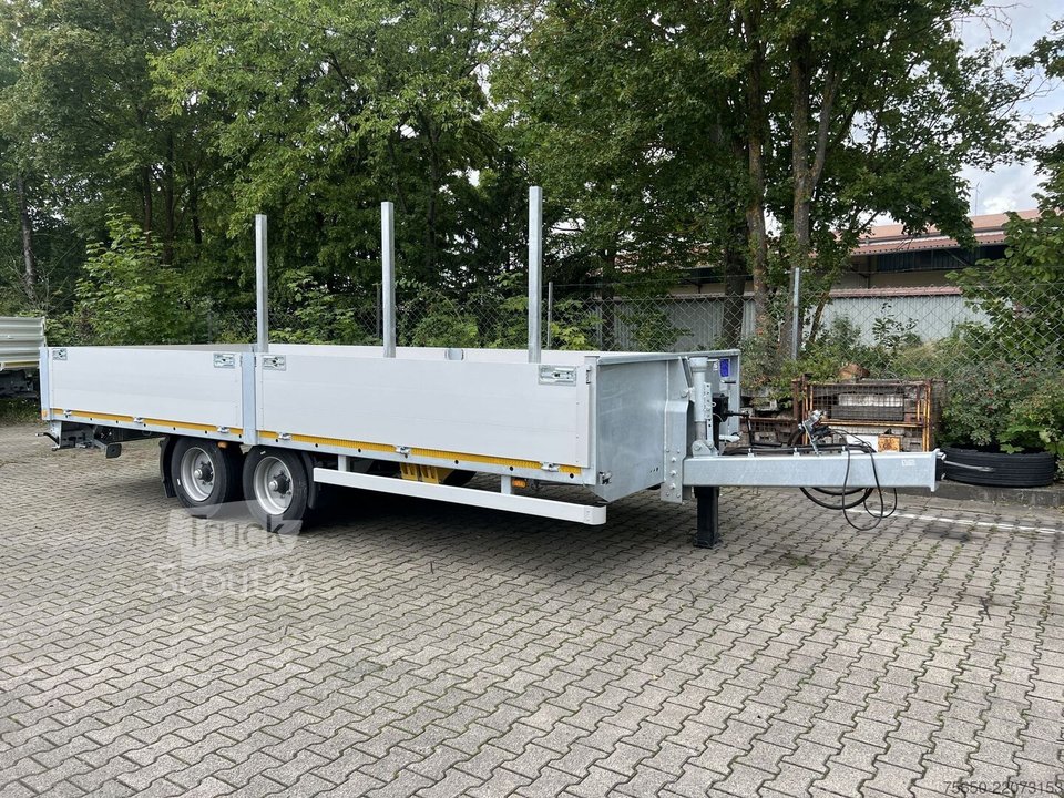 Anhänger mit offener Pritsche Möslein THT 11 G 6,2 L  Tandem- Pritschenanhänger- Tieflader neu