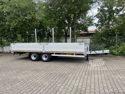 Anhänger mit offener Pritsche Möslein THT 14,4 G 6,2  14,4 t GG Tandem- Pritschenanhänger- Tieflader neu