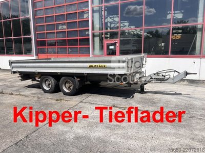 Dreiseitenkipper Anhänger Humbaur htk105024  Tandemkipper- Tieflader gebraucht