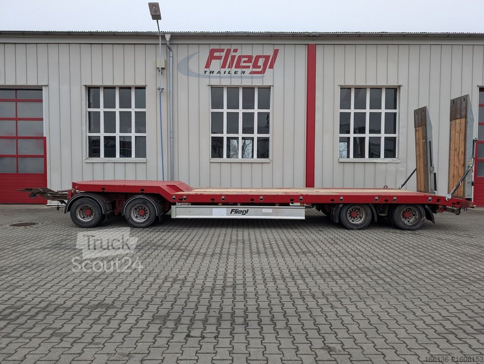 Tieflader Anhänger Fliegl 4-Achs Tieflade Anhänger VTS 400 gebraucht