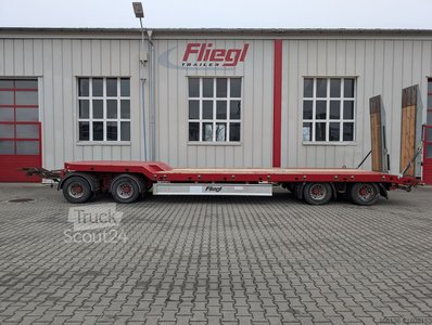 Tieflader Anhänger Fliegl 4-Achs Tieflade Anhänger VTS 400 gebraucht