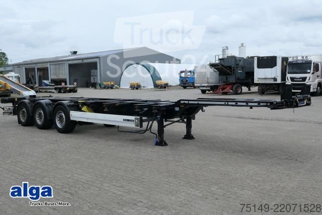 Auflieger-Wechselfahrgestell KRONE SD, 2x20/1x30/1x40/1x45 Container, Luft-Lift gebraucht