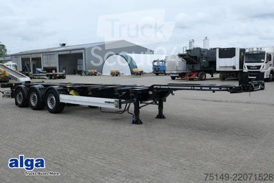 Auflieger-Wechselfahrgestell KRONE SD, 2x20/1x30/1x40/1x45 Container, Luft-Lift gebraucht