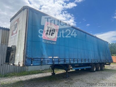Используется полуприцеп Pritsche & Plane KÖGEL SNCO 24 Megatrailer XL Edscha Sliding Plane