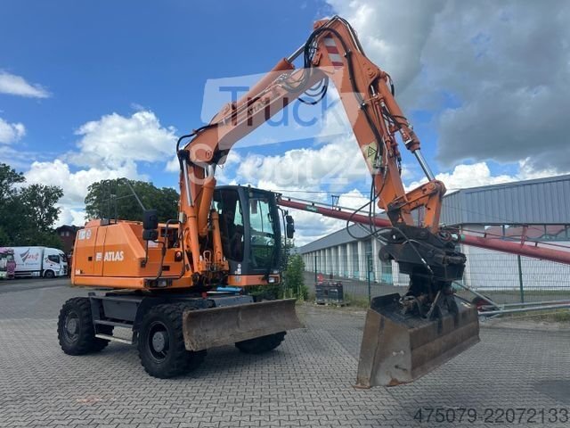 Mobilbagger ATLAS 160 W **Löffelpaket + Greifer** gebraucht