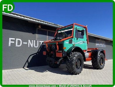 Mercedes-Benz Unimog U2100 Сельское хозяйство с использованием лесного оборудования Werner