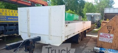 Глубокий погрузчик трейлер Zebu Tandem