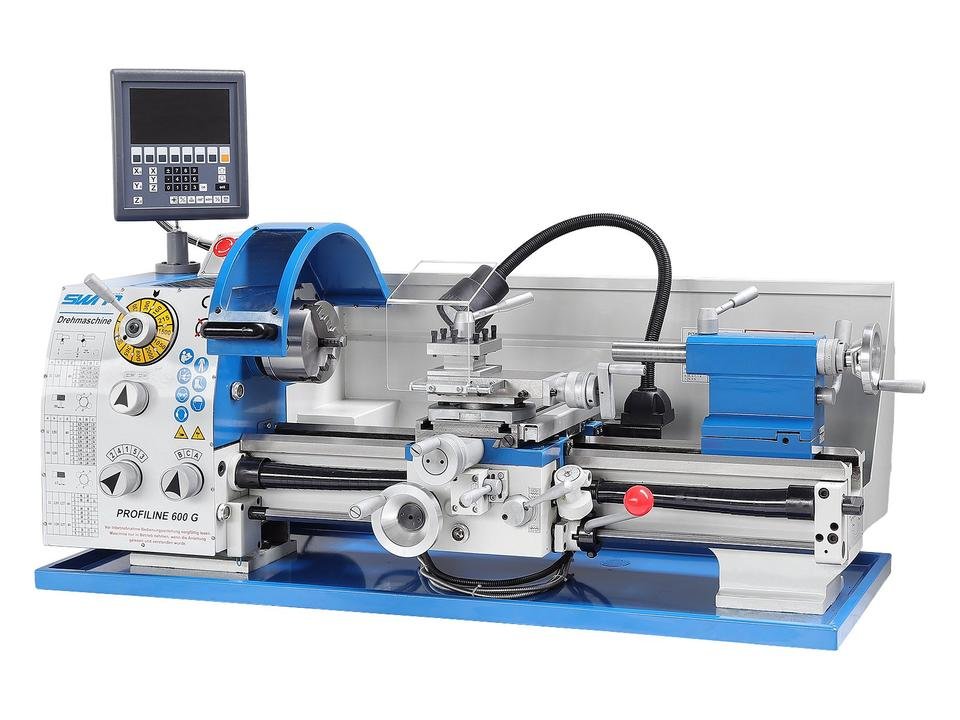 SWM токарний PROFILINE 600 G-230V - токарний верстат з 2-вісним виступом