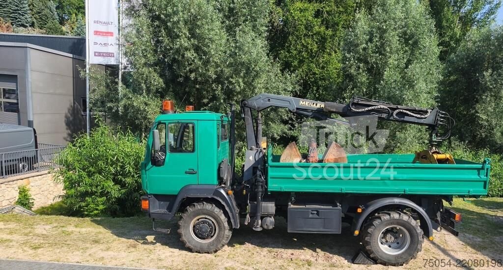 самосвал MAN самосвал для грузовиков с краном и деревянным захватом 7731