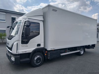 Используемые грузовики с корпусной структурой Iveco EuroCargo ML 75 E 19/P LBW