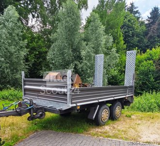 Строительная техника трейлер Barthau трейлер LHS 5000 используется с пандусами