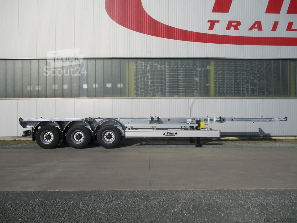 Полуприцепы с Pritsche & Plane Fliegl SDS 380 Gooseneck 40ft.