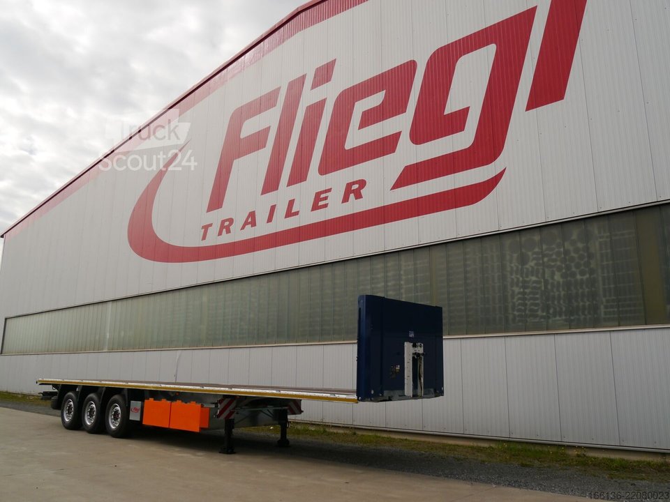 полуприцепы с открытым щипцом Fliegl SDS 390 плато с блокировкой + возвратами