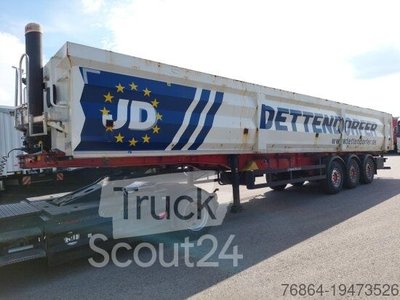 Используются полуприцепы SCHWARZMüLLER K10VLN3 STAHLMULDE, PORTALTüREN, ALUFELGEN, LIFTACHSE, 60M3